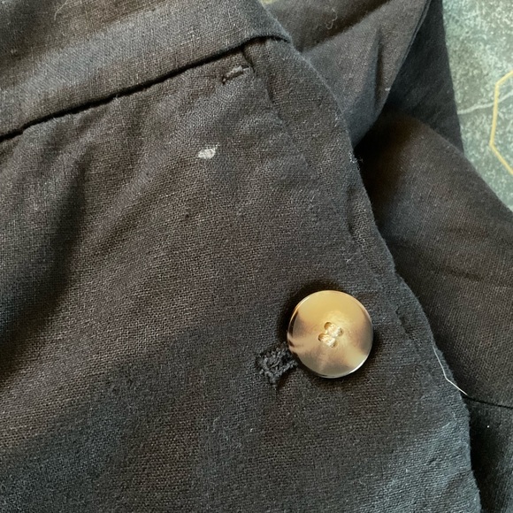 J.Crew Linen-cotton blend sailor pant Black Size 2 NWT Capsule Wardrobe Staple - Picture 6 of 11